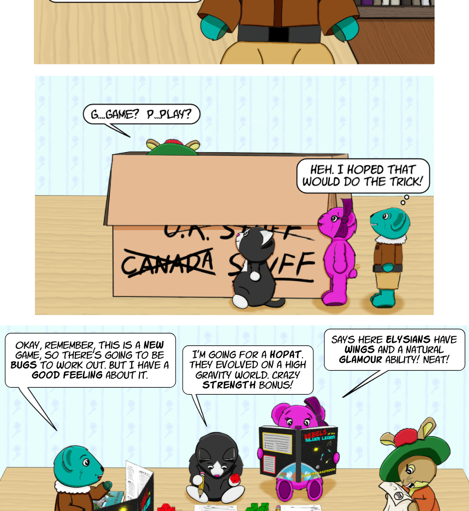 Fuzzy Knights - Episode 1, Page 1: Episode 0: Here We Are...